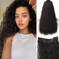 Synthetic Hair Extensions for Women Long Lasting Durable Fiber Hair Extensions