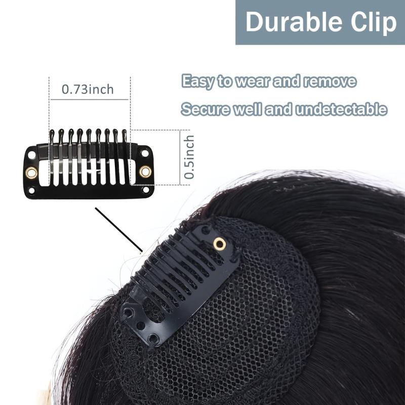 Clip In Bangs 100 Human Hair Wispy Bangs Clip On Fringe Bangs For Women