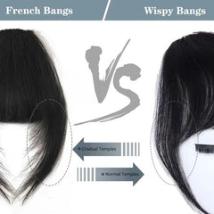 Clip In Bangs 100 Human Hair Wispy Bangs Clip On Fringe Bangs For Women
