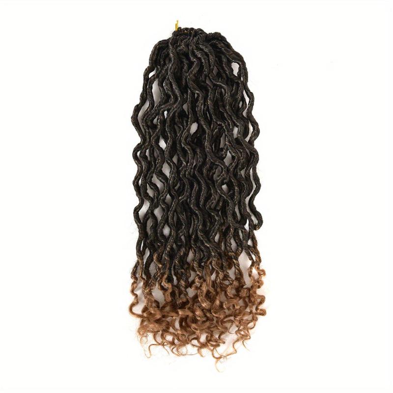Goddess Soft Locs Hair 45-72 cm Curly Wavy Twist Braiding Hair Extensions