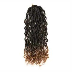 Goddess Soft Locs Hair 45-72 cm Curly Wavy Twist Braiding Hair Extensions