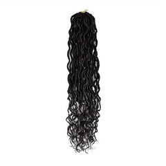 Goddess Soft Locs Hair 45-72 cm Curly Wavy Twist Braiding Hair Extensions
