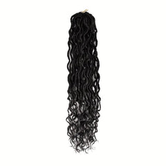 Goddess Soft Locs Hair 45-72 cm Curly Wavy Twist Braiding Hair Extensions