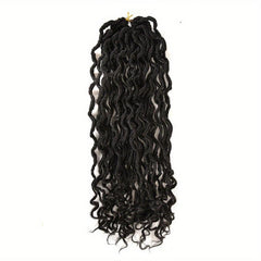 Goddess Soft Locs Hair 45-72 cm Curly Wavy Twist Braiding Hair Extensions