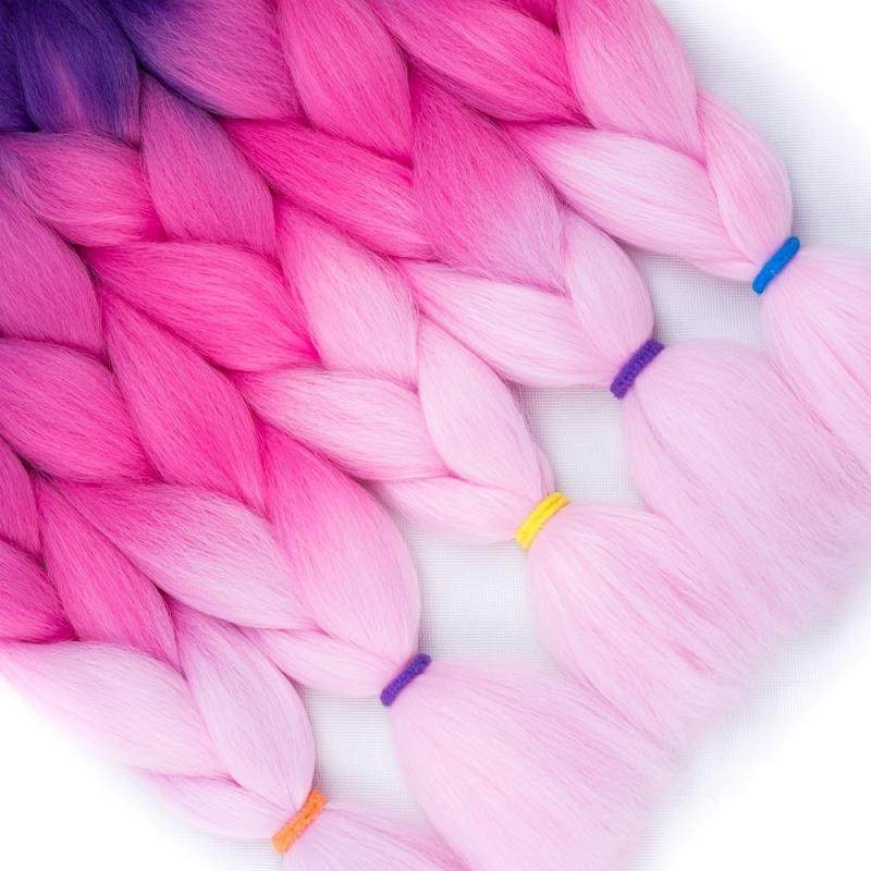 Jumbo Synthetic Braiding Hair Extensions for DIY Box Braids and Crochet Braids