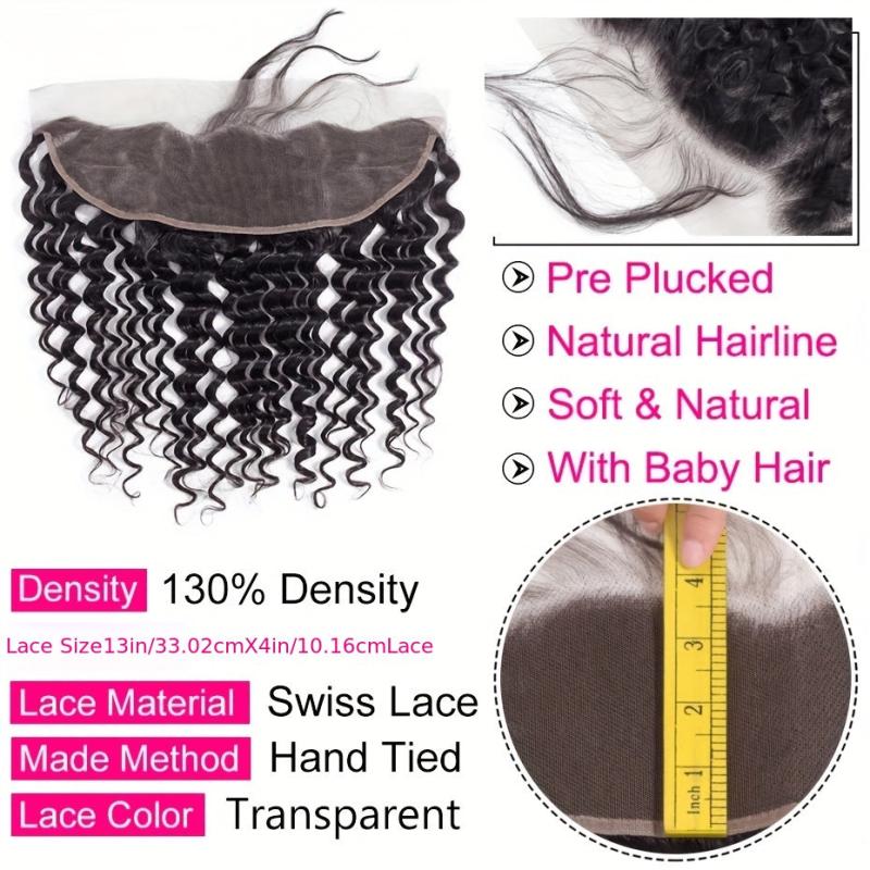 Brazilian Deep Wave Human Hair Wig - Natural Look