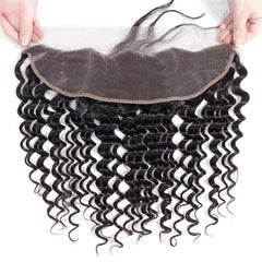 Brazilian Deep Wave Human Hair Wig - Natural Look