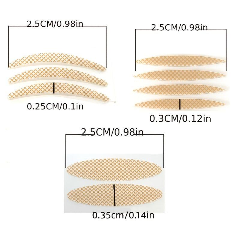 200Pcs Invisible Eyelid Sticker Lace Eye Lift Strips Double Eyelid Tape