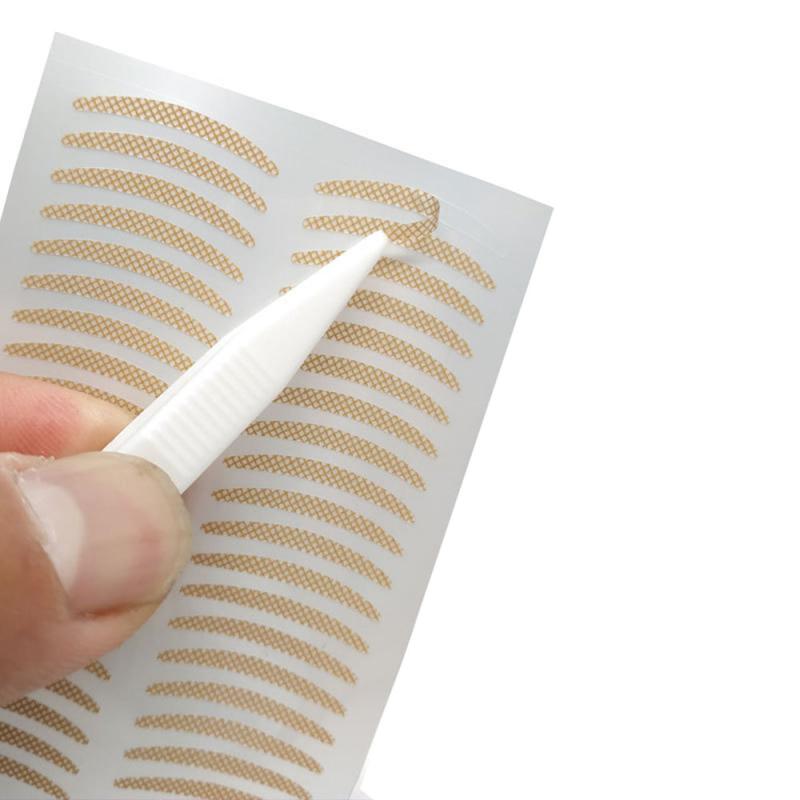 200Pcs Invisible Eyelid Sticker Lace Eye Lift Strips Double Eyelid Tape