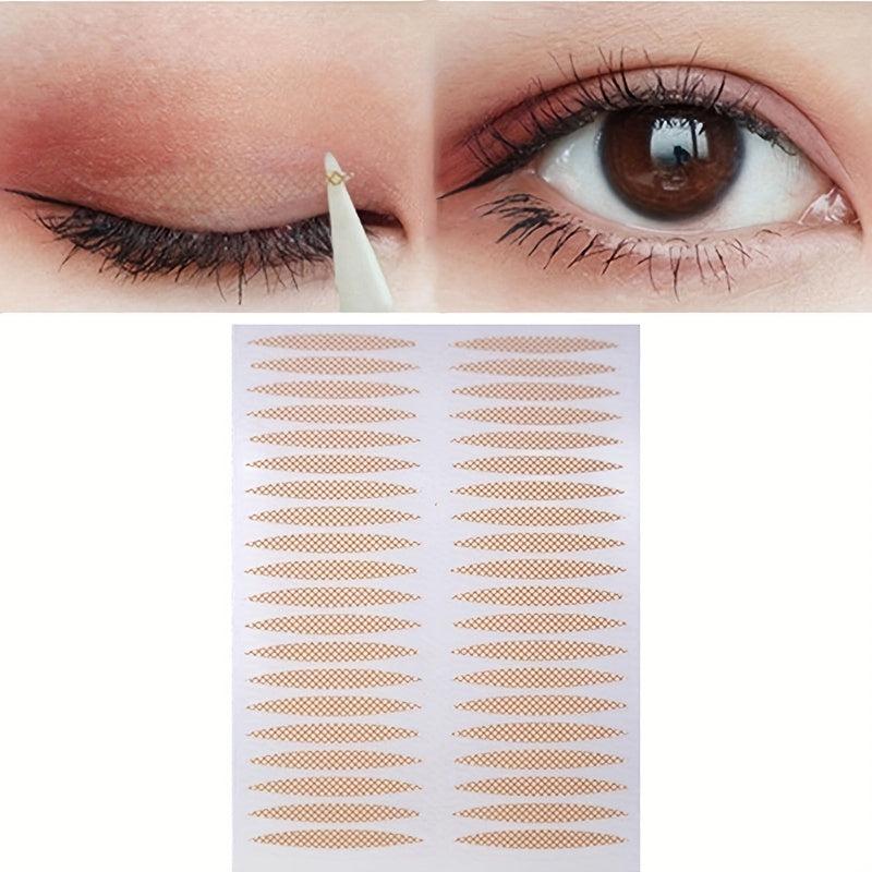 200Pcs Invisible Eyelid Sticker Lace Eye Lift Strips Double Eyelid Tape