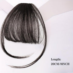 Clip In Bangs Synthetic Hair Extensions Wispy Bangs Fringe Hairpieces Air Bangs