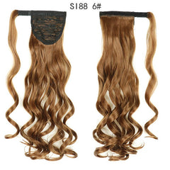 Long Wavy Clip In Ponytail Hair Extension High Puff Ponytail Hair Piece