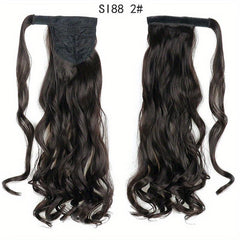 Long Wavy Clip In Ponytail Hair Extension High Puff Ponytail Hair Piece