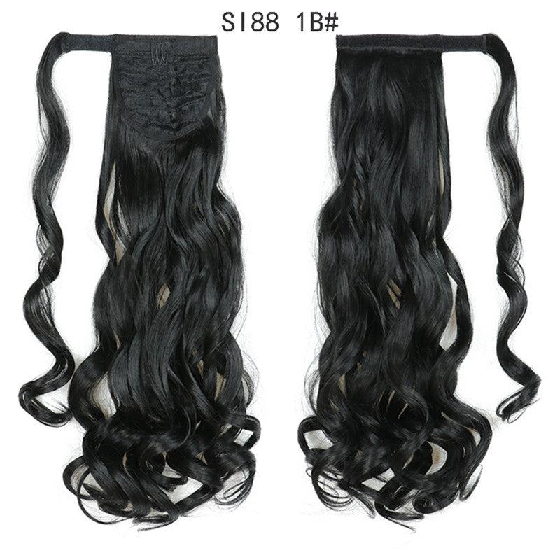 Long Wavy Clip In Ponytail Hair Extension High Puff Ponytail Hair Piece