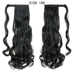 Long Wavy Clip In Ponytail Hair Extension High Puff Ponytail Hair Piece