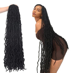 Soft Locs Crochet Hair 21 Strand No Extended Long For Women Pre looped