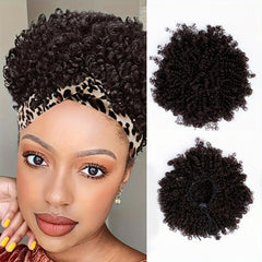 Afro Puff Kinky Curly Drawstring Ponytail Extension For Women