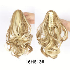 Short Curly Ponytail Hair Extension Clip In Synthetic Ponytail 25 4 Cm