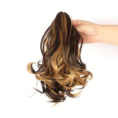Short Curly Ponytail Hair Extension Clip In Synthetic Ponytail 25 4 Cm