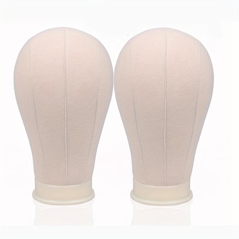 Canvas Wig Head Mannequin for Wig Making and Display