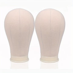 Canvas Wig Head Mannequin for Wig Making and Display
