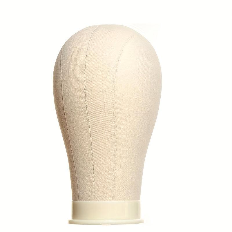 Canvas Wig Head Mannequin for Wig Making and Display