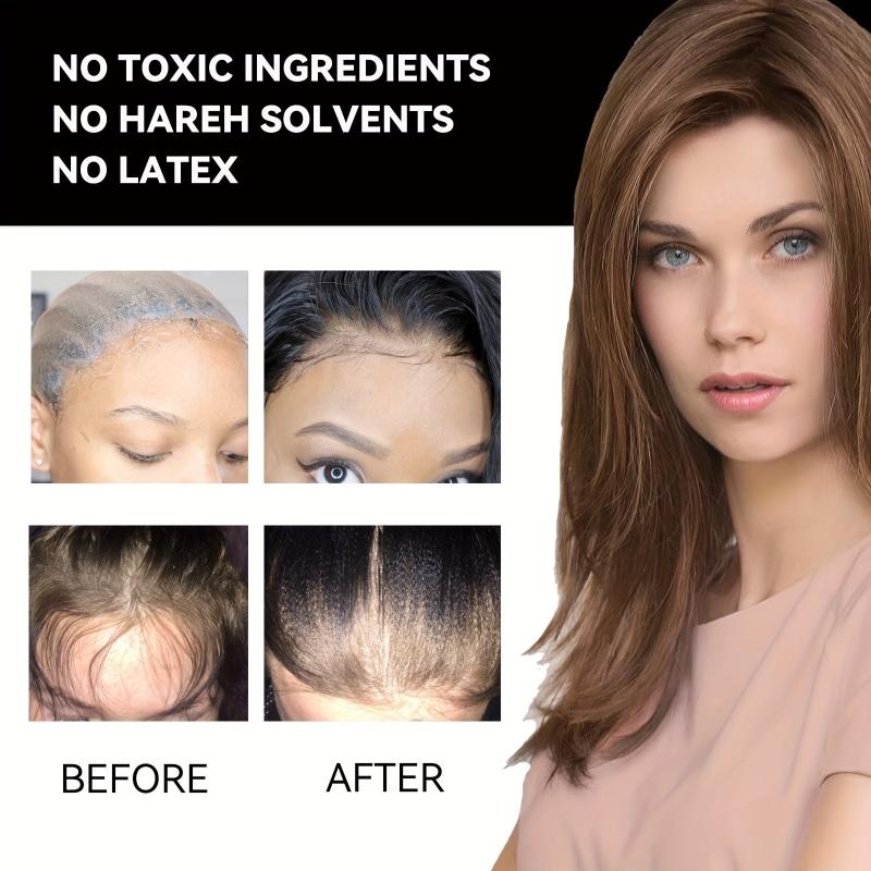 2 Pcs Wig Adhesive Spray Hair Curtain Hairline Easy Dry Skin Safe Spray