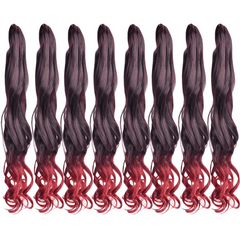88 cm French Curly Hair Braid Loose Wave Elastic Braid 75g Bag