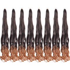 88 cm French Curly Hair Braid Loose Wave Elastic Braid 75g Bag
