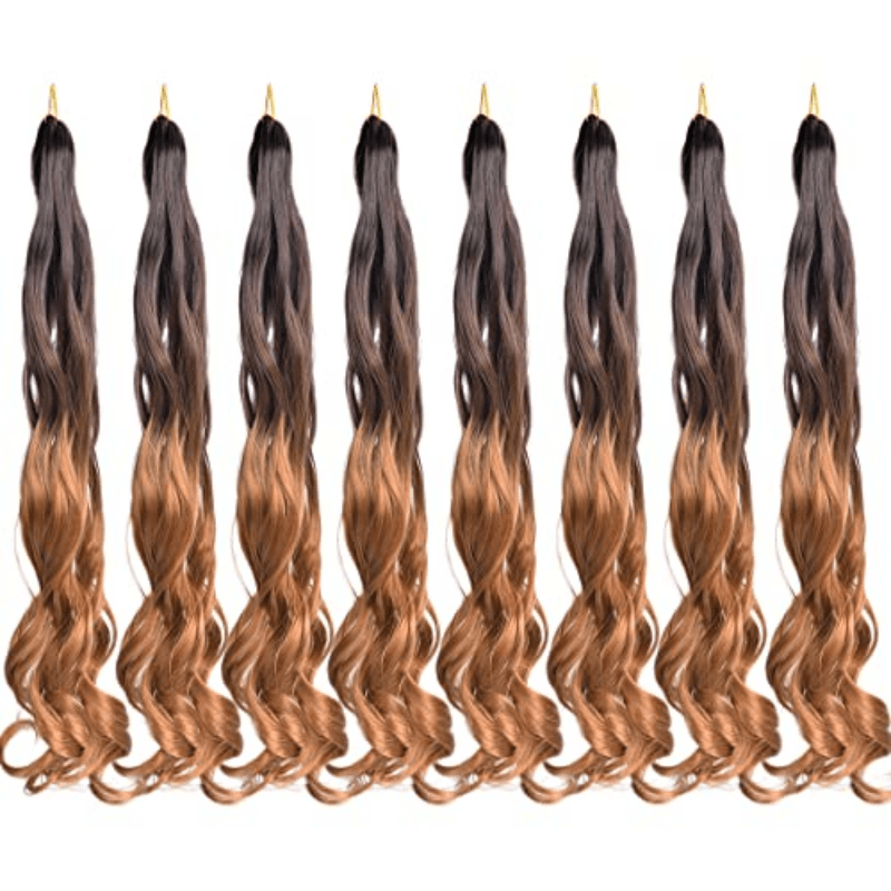 88 cm French Curly Hair Braid Loose Wave Elastic Braid 75g Bag