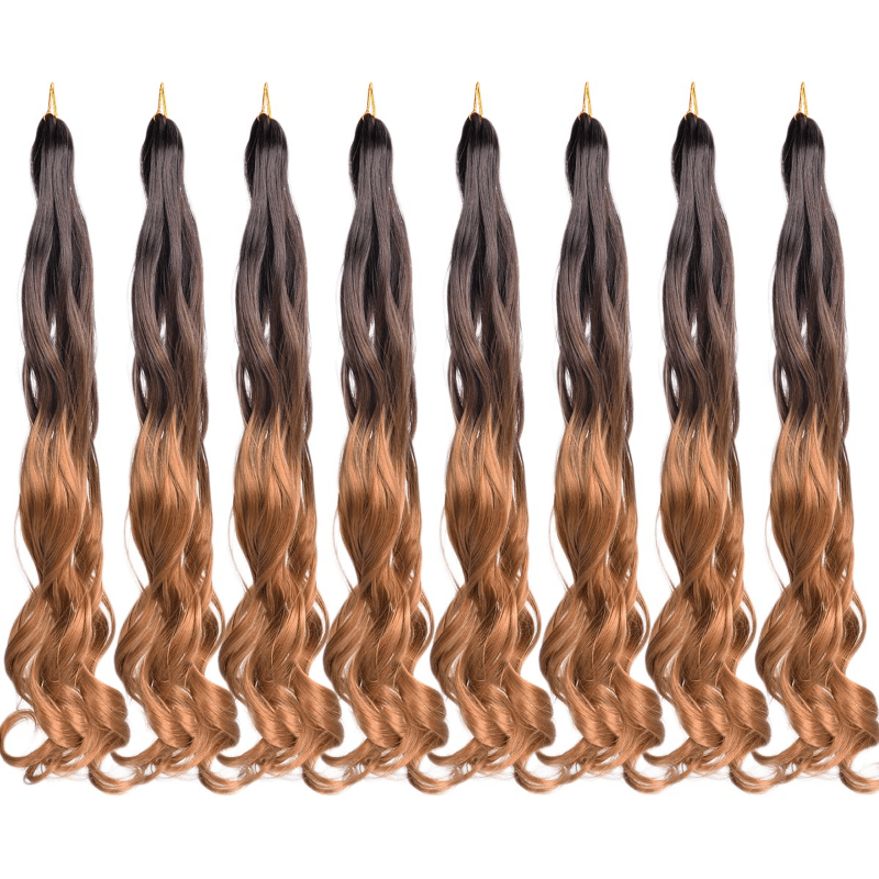 88 cm French Curly Hair Braid Loose Wave Elastic Braid 75g Bag