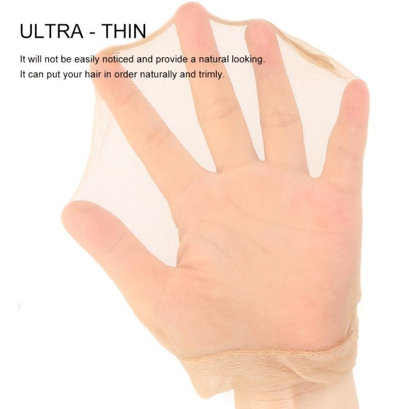 Invisible Hd Wig Cap Thin Stocking Cap Nylon Stretch Mesh Hair Net