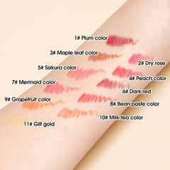 Waterproof Nude & Brown Lip Liner Pencil for Long Lasting Matte Lip Shape