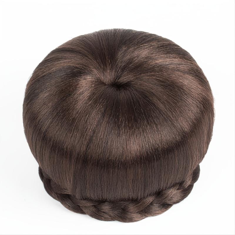 Synthetic Braided Chignon Hair Cover Clip In Hair Bun