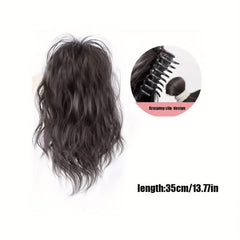 Long Curly Wavy Ponytail Extensions Clip In Hair Extensions Natural Look