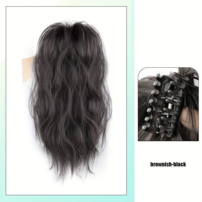 Long Curly Wavy Ponytail Extensions Clip In Hair Extensions Natural Look