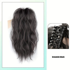 Long Curly Wavy Ponytail Extensions Clip In Hair Extensions Natural Look