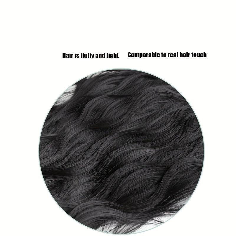 Long Curly Wavy Ponytail Extensions Clip In Hair Extensions Natural Look