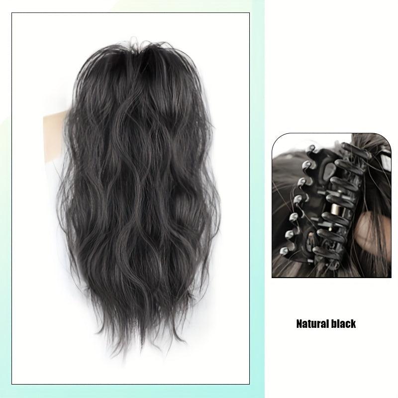 Long Curly Wavy Ponytail Extensions Clip In Hair Extensions Natural Look