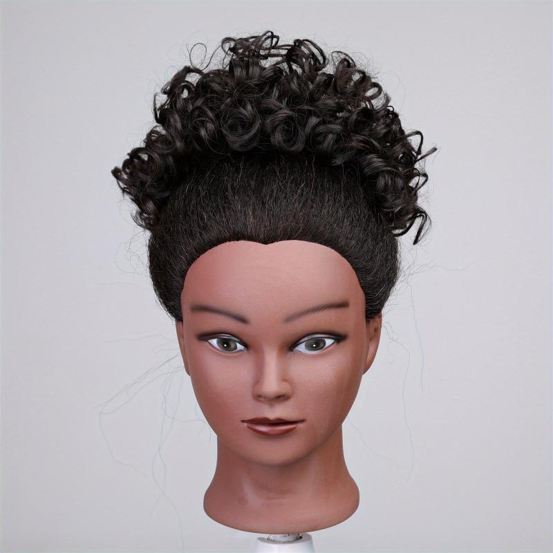 Afro Ponytail Short Kinky Curly Clip-In Hair Bun