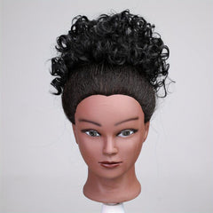 Afro Ponytail Short Kinky Curly Clip-In Hair Bun