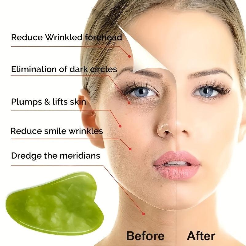 Natural Gua Sha Facial Tools for Beauty and Anti-Aging