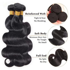 Long Body Wave Hair Bundles Extensions For Women