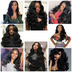 Long Body Wave Hair Bundles Extensions For Women