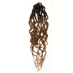Faux Locs Crochet Braid Hair 24 Inches Ombre Braiding Hair Afro Dreadlock