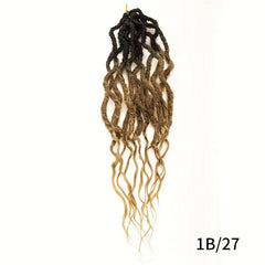 Faux Locs Crochet Braid Hair 24 Inches Ombre Braiding Hair Afro Dreadlock