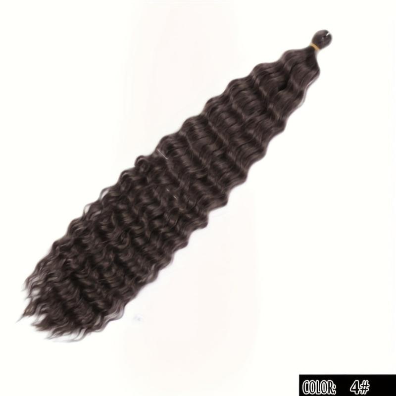 Ombre Long Curly Hair Synthetic Crochet Hair Extensions Natural Looking