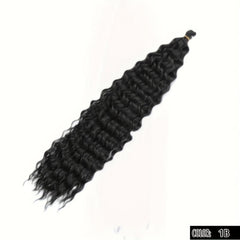 Ombre Long Curly Hair Synthetic Crochet Hair Extensions Natural Looking