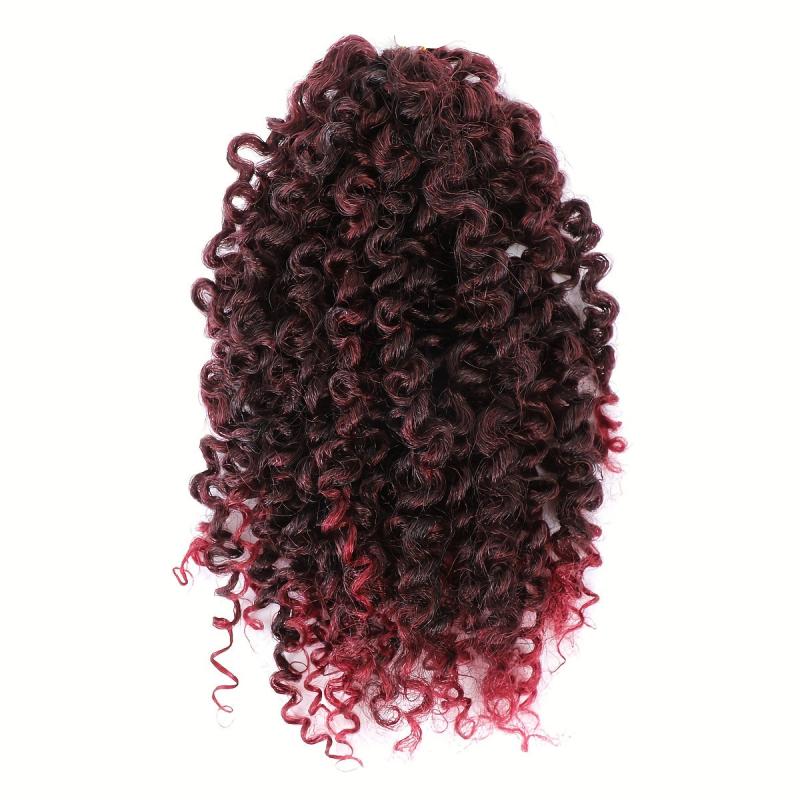 8 Inch Curly Crochet Hair Braids 10 Strands Pack