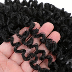 8 Inch Curly Crochet Hair Braids 10 Strands Pack